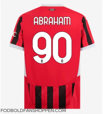 AC Milan Tammy Abraham #90 Hjemmebanetrøje 2024-25 Kortærmet